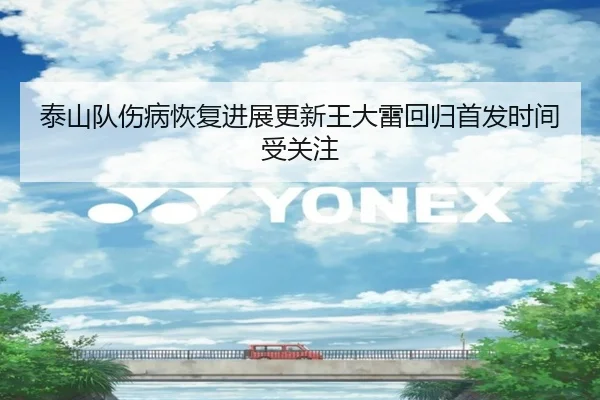 泰山队伤病恢复进展更新王大雷回归首发时间受关注 - ManBetX